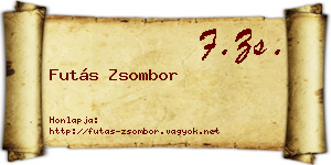 Futás Zsombor névjegykártya