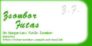 zsombor futas business card