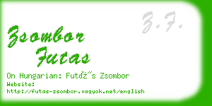 zsombor futas business card